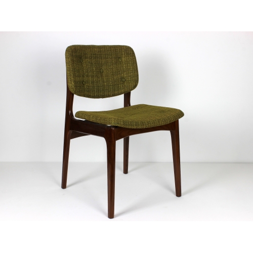 Komplet czterech tekowych krzeseł,...