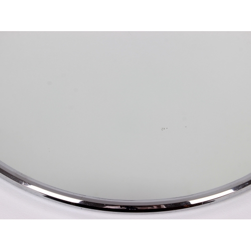 Okrągłe lustro w mosiężnej ramie,...