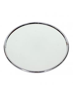 Okrągłe lustro w mosiężnej...