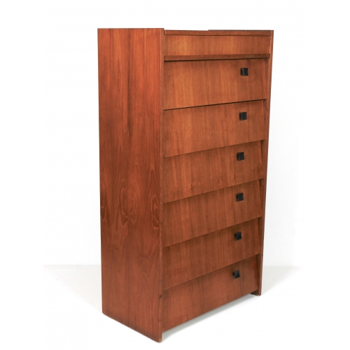 Skandynawska szafka tekowa, 7 półek,...