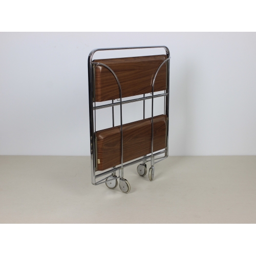 Mobilny chromowany barek, wózek...