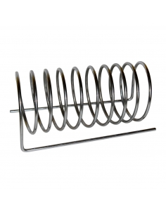 Chromowany gazetnik, lata 70.