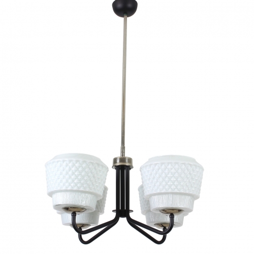 Żyrandol Elmed, cztery klosze,...