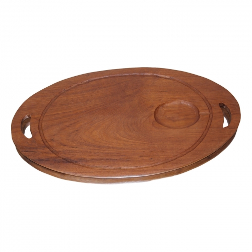 Tekowa taca, lata 70.