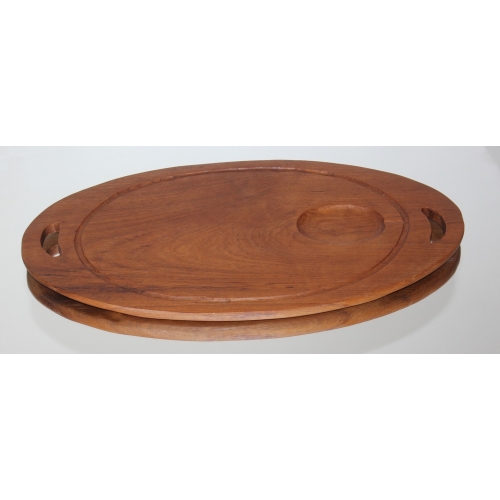 Tekowa taca, lata 70.