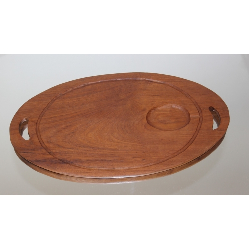 Tekowa taca, lata 70.