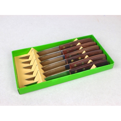 Zestaw noży do steków, lata 70.