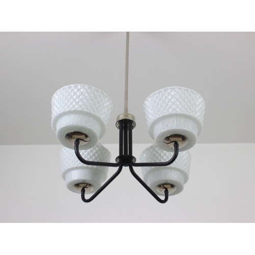 Żyrandol Elmed, cztery klosze,...