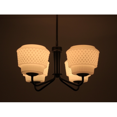 Żyrandol Elmed, cztery klosze,...