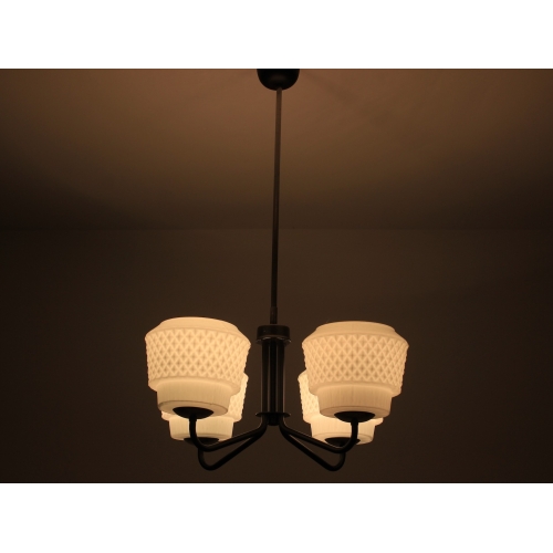 Żyrandol Elmed, cztery klosze,...