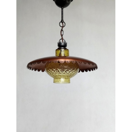 Lampa wisząca, Kaiser Leuchten, lata 70.