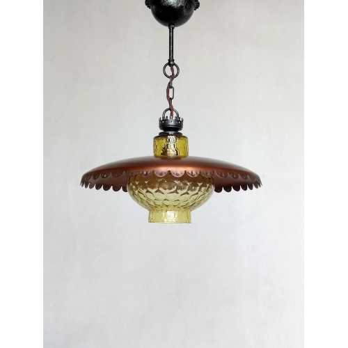 Lampa wisząca, Kaiser Leuchten, lata 70.