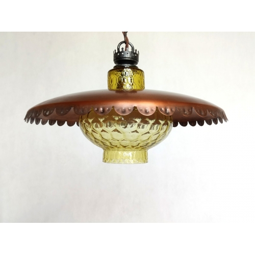 Lampa wisząca, Kaiser Leuchten, lata 70.