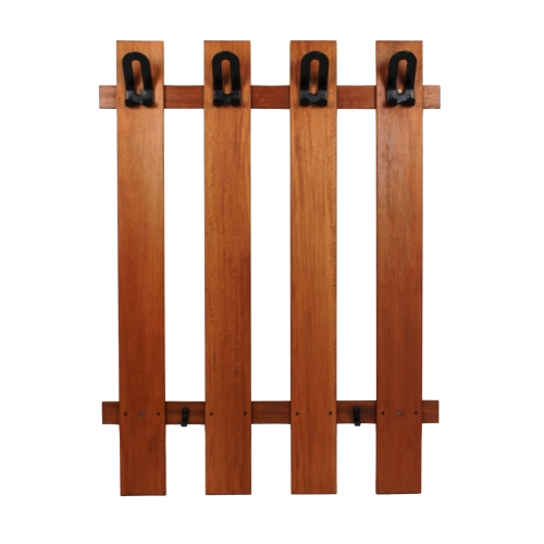 Wieszak ścienny z drewna tekowego,...