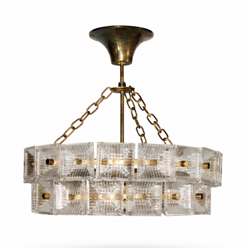 Żyrandol, Polam Meos, Polska, lata 60.