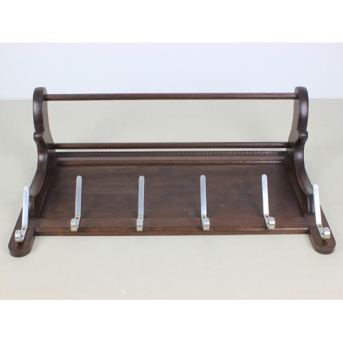 Drewniany wieszak ścienny, lata 50.