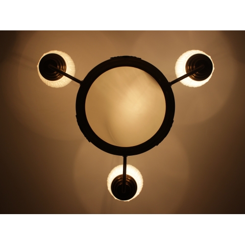 Lampa wisząca z amplą, Polska, lata 60.