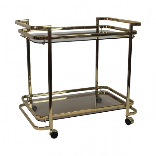 Mobilny barek, wózek barowy, lata 70.