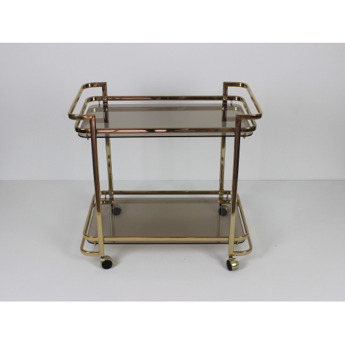 Mobilny barek, wózek barowy, lata 70.