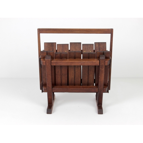 Drewniany gazetnik, Dania, lata 60.