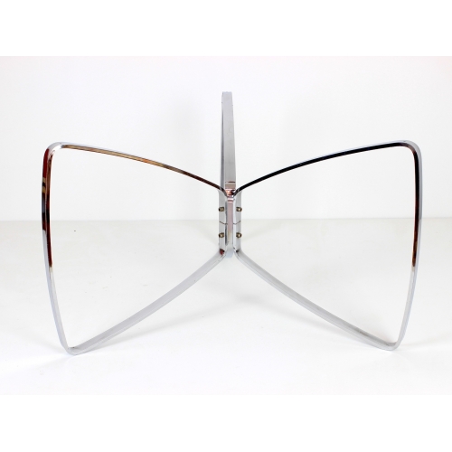 Okrągły stolik kawowy, szkło, chrom,...