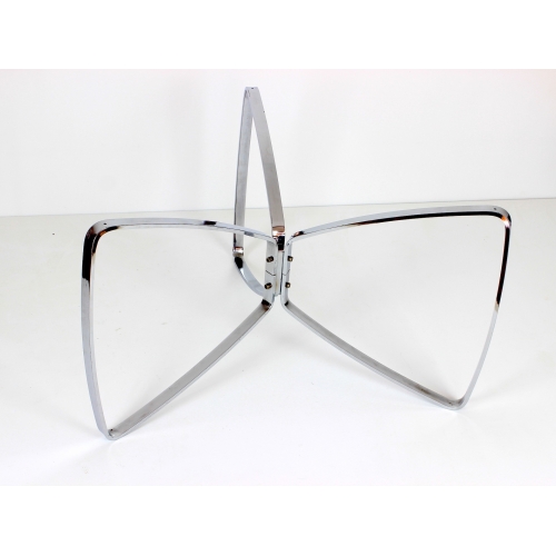 Okrągły stolik kawowy, szkło, chrom,...