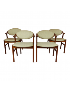 Komplet 4 krzeseł, proj. K....