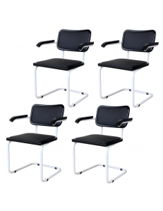 Komplet 4 krzeseł Cesca...