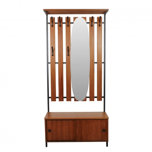 Wieszak, garderoba z lustrem i...