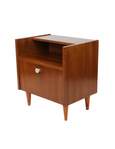 Tekowa szafka nocna, lata 70.