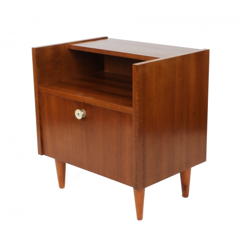 Tekowa szafka nocna, lata 70.
