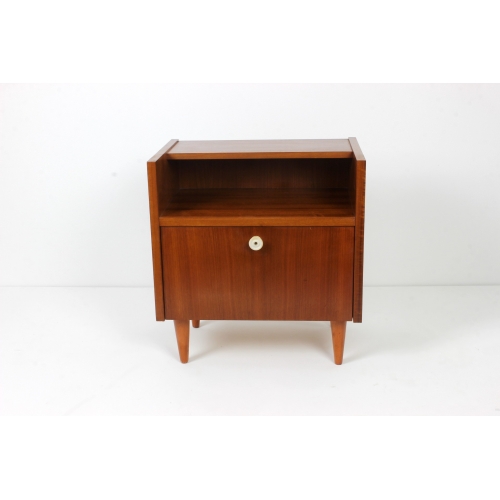 Tekowa szafka nocna, lata 70.