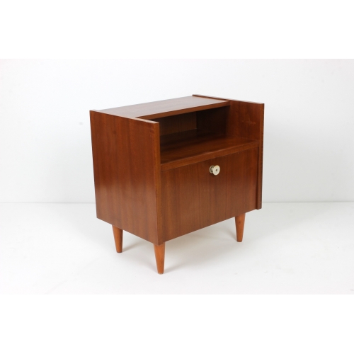 Tekowa szafka nocna, lata 70.