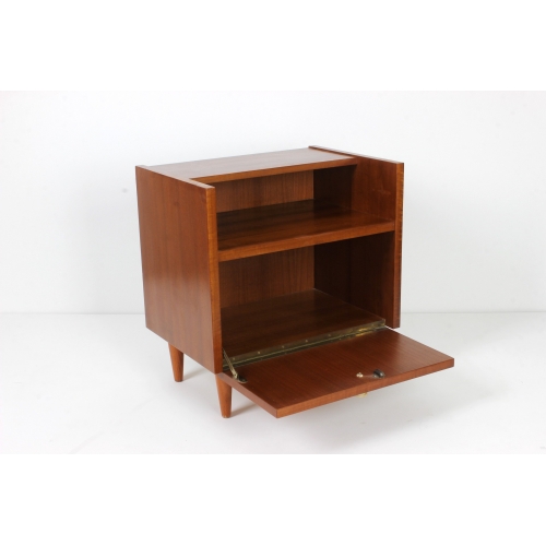 Tekowa szafka nocna, lata 70.