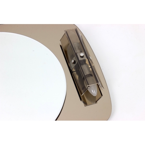 Podświetlane lustro ścienne, lata 70.