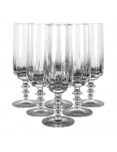 Komplet 6 kryształowych...