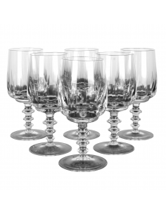 Komplet 6 kryształowych...