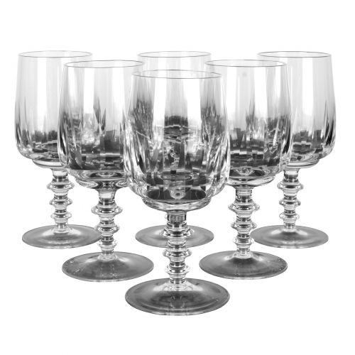 Komplet 6 kryształowych kieliszków do...