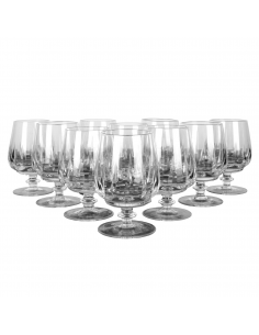 Komplet 10 kryształowych...