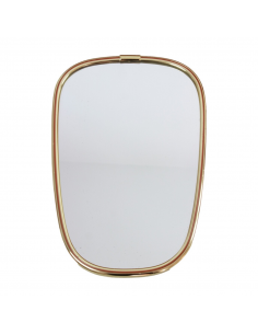 Lustro w mosiężnej ramie,...