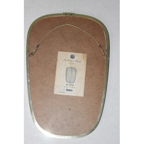 Lustro w mosiężnej ramie, Karl Lenz,...