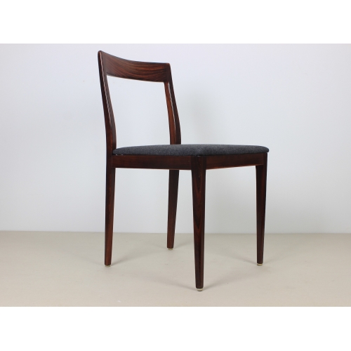 Komplet 4 palisandrowych krzeseł,...