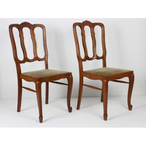 Para drewnianych krzeseł, lata 50.