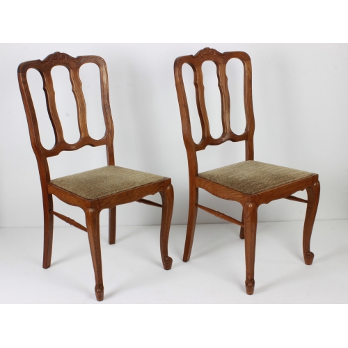 Para drewnianych krzeseł, lata 50.