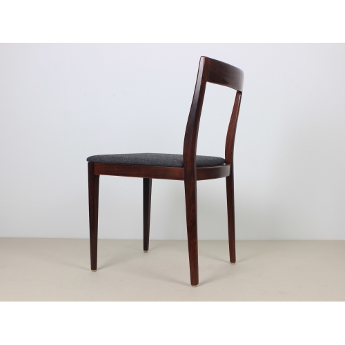 Komplet 4 palisandrowych krzeseł,...