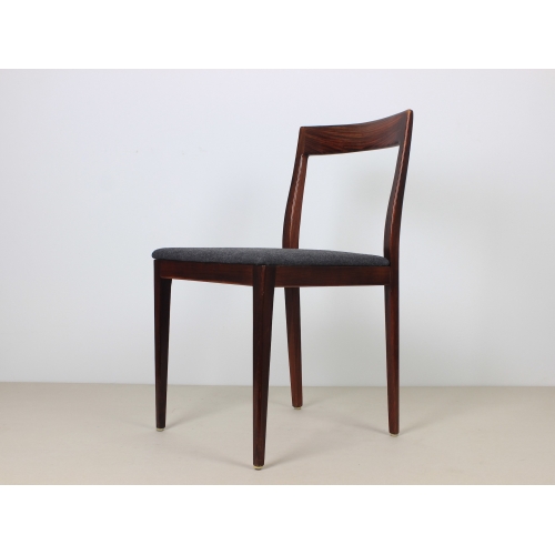 Komplet 4 palisandrowych krzeseł,...