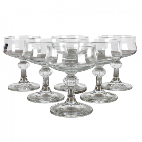 Komplet 6 kryształowych kieliszków do...