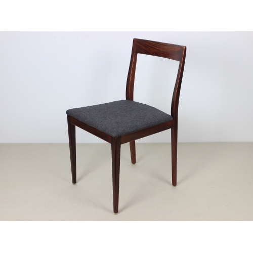 Komplet 4 palisandrowych krzeseł,...