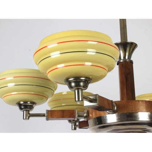 Żyrandol art deco, lata 30.