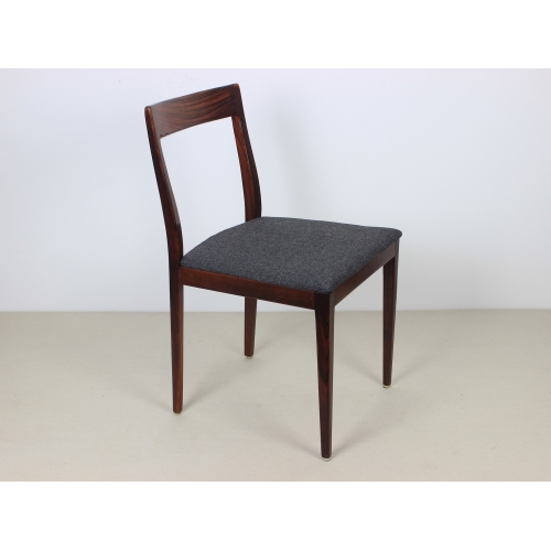 Komplet 4 palisandrowych krzeseł,...